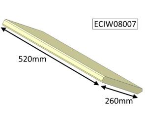 ECIW08007 Parkray Brick Baffle  |  Aspect 8 (Boiler)